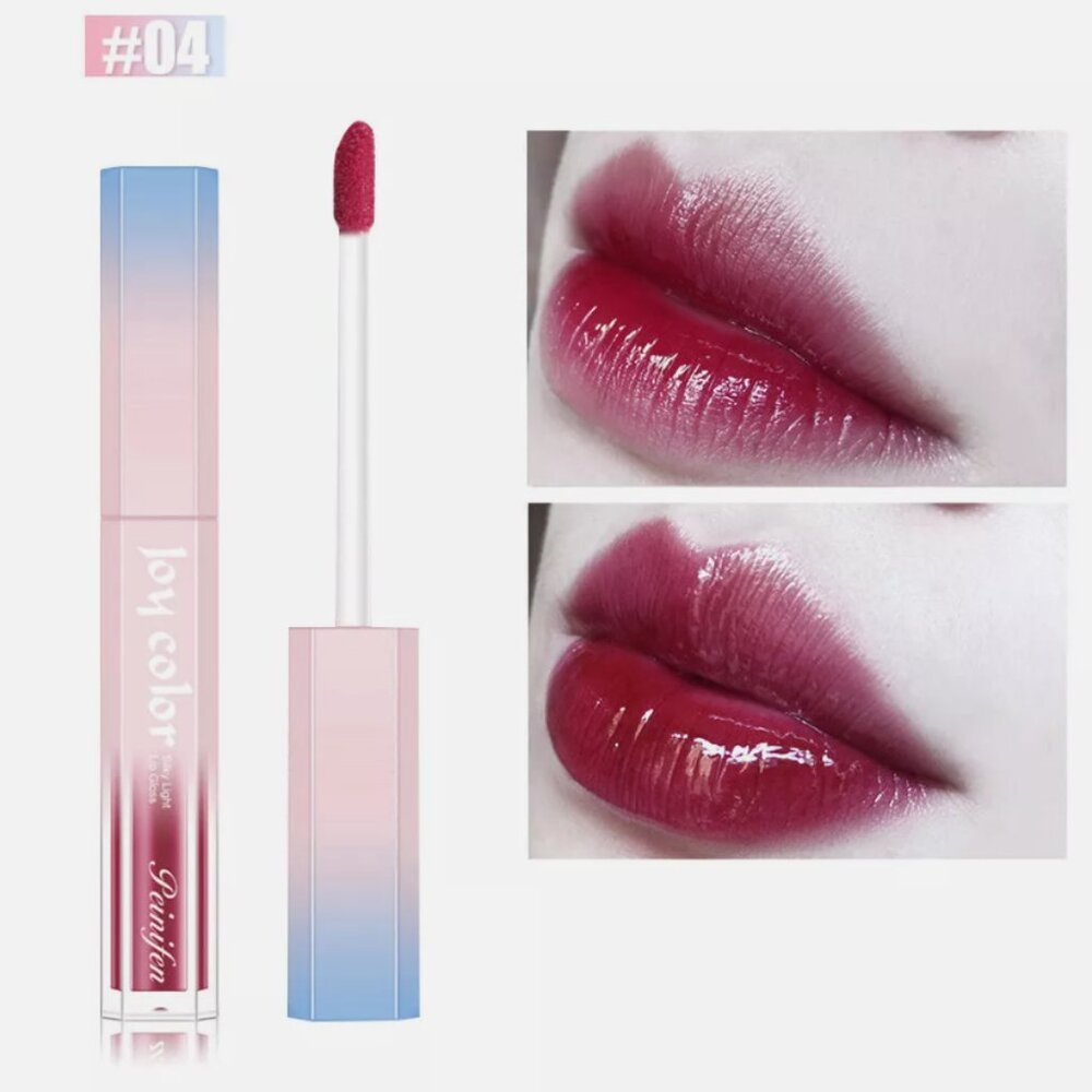 Cute PLUM Tube Mouth Red Brick Red Aunt Lipstick Not Easy Sweet Velvet Lipstick